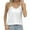 White, variant on Frostluinai Vest Tops for Women Sequined Spaghetti Strap Camisoles V Neck Sleeveless Tank Tops Sparkly Holiday Party Vests Solid Color Camis
