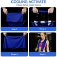 Cooling Towel 5 Pack Instant Relief Microfiber Cool Towels Chilling
