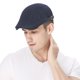 thumbnail image 5 of Sombrero de verano de malla transpirable para hombre, boina de vendedor de periódicos ajustable, gorra de hiedra, gorra plana de taxista, gorra plana de malla para hombre, gorra plana de verano, 5 of 6