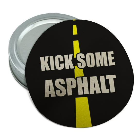 Kick Some Asphalt Running Runners Round Rubber Non-Slip Jar Gripper Lid Opener