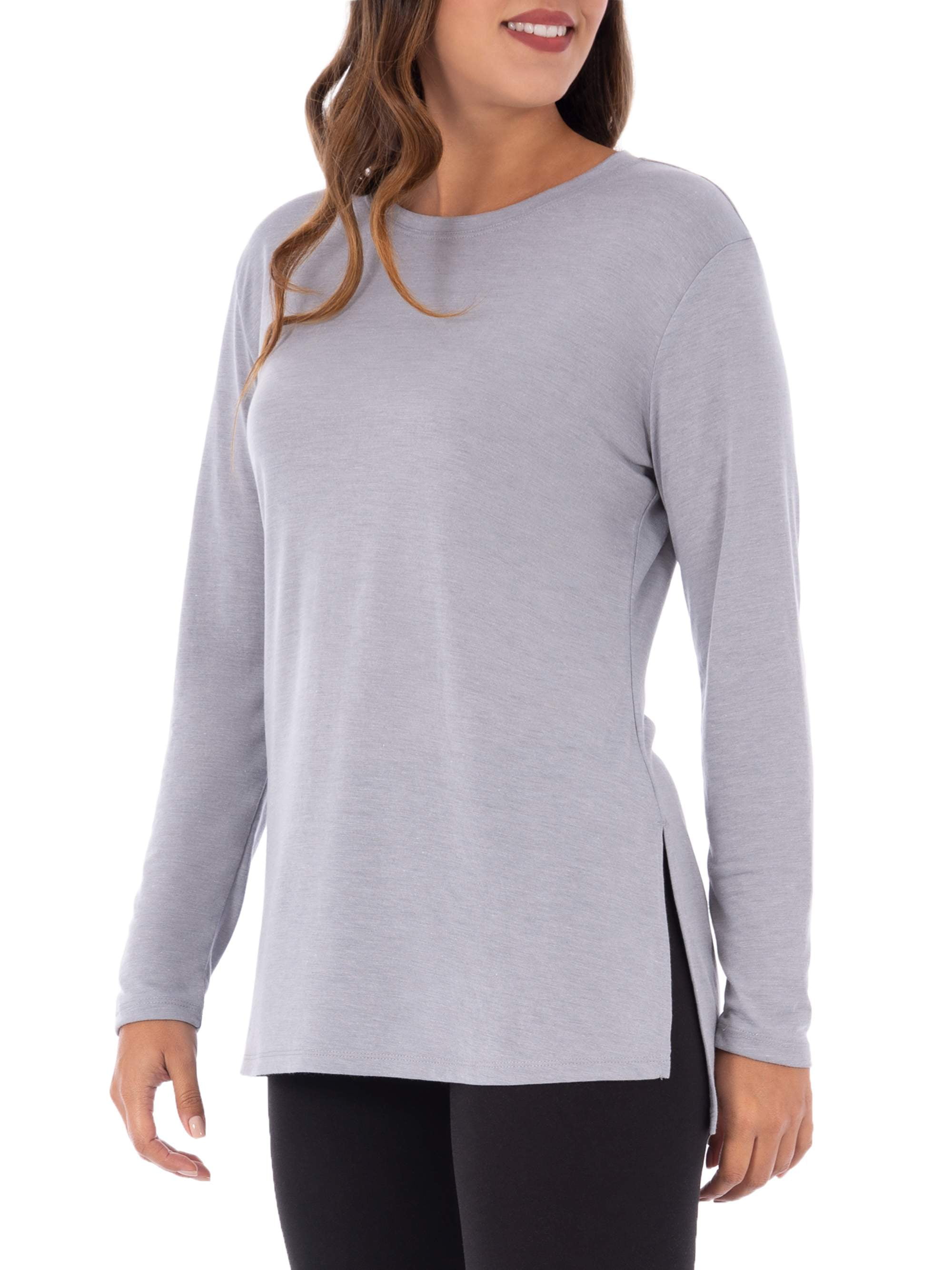 long sleeve tunic workout tops