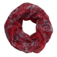 thumbnail image 2 of Beautiful Tropical Hawaiian Hibiscus Flower & Lace Design Infinity Loop Scarf, 2 of 8