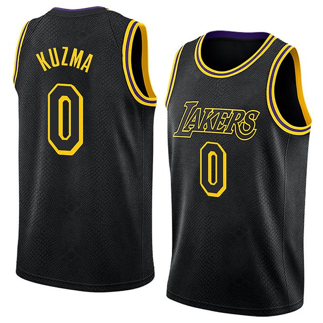 Camiseta Los Angeles Lakers No. 0 Kyle Kuzma-XL- BmatwkZeng Bmatwe Jersey