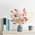 thumbnail image 6 of Artificial Flowers Faux Hydrangea Flower Arrangements Silk Flower Bouquet Tabletop Ornaments Simulation Bouquet for Wedding Home Living Room Decor,Pink,Topboutique (Vase NOT Including), 6 of 6