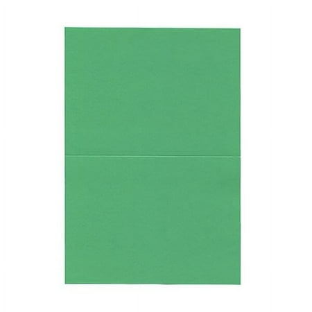 UPC: 0700112152078 | JAM Foldover Cards  4 x 5 7/16  Green  100/Pack