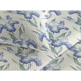 thumbnail image 3 of Ambesonne Spring Quilted Bedspread Set 3 Pcs, Flower of Summer Romance, King, Laurel Green Ceil Blue, 3 of 4