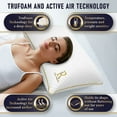 thumbnail image 5 of Queen Memory Foam Pillow, Adjustable Shredded Odor-Free Pillow for Neck & Shoulder Pain Relief, Support for Back, Stomach, Side Sleepers, CertiPUR-US, 5 of 9