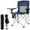 Deep Blue, variant on FlexWave Folding Camp Chair,Portable Outdoor Chair,with Cup Holder & Carrying Bag,for Camping, Beach, Fishing, and Sports Events