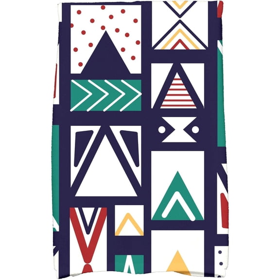 Simply Daisy 18" x 30" Merry Susan Holiday Geometric Print Kitchen Towel