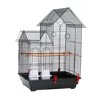 GoDecor 30" Bird Parrot Cage Canary Parakeet Cockatiel Bird Finch Black