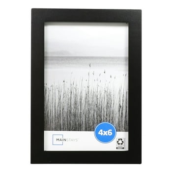 Mainstays 4x6 inch Black 0.5" Gallery op or Wall Picture Frame