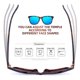 thumbnail image 3 of Gafas de Sol COLOSSEIN de Moda para Mujer Protección 100% UVA/UVB, 3 of 4