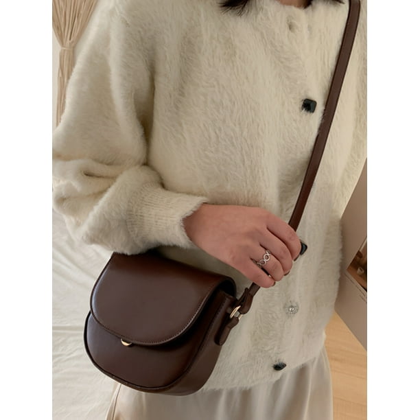 Brown crossbody hotsell bag designer