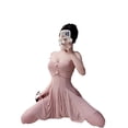 thumbnail image 4 of Lencería sexy de malla de sueño nocturno, pijama sexy para mujer, perspectiva de puro deseo, tentación, traje de camisón sexy con tirantes, 4 of 4