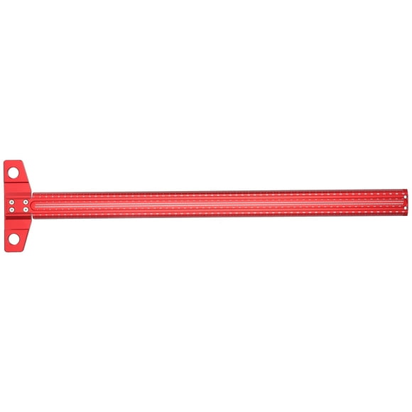 T Square Ruler, Scriber Rulers CNC Finishing Easy Installation Wear Resistance With Screw Hole For Line Drawing For Carpentry Measuring 600mm