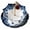 Blue, variant on Umbrella Shape Ceramic Tea Strainer, Chinese Blue & White Porcelain Loose Leaf Tea Filter with Base, Traditional Oriental Kung Fu Tea Infuser for Coffee Brewing (Blue+Blue)
