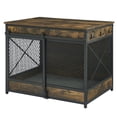 thumbnail image 2 of UniPaws  Slid Door Dog Crate -  Rustic, 2 of 7