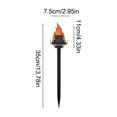 thumbnail image 3 of Solar Torch Light with Flickering Flame, Plastic Waterproof Large LED Garden Stake Lamp,for Halloween Decor Outside Garden Patio Pathway Yard Landscape Decoration, 3 of 9