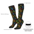 thumbnail image 4 of Balery Pixel Game Calcetines novedosos Calcetines deportivos Calcetines hasta la rodilla Calcetines de algodón Calcetines originales y geniales, 4 of 6