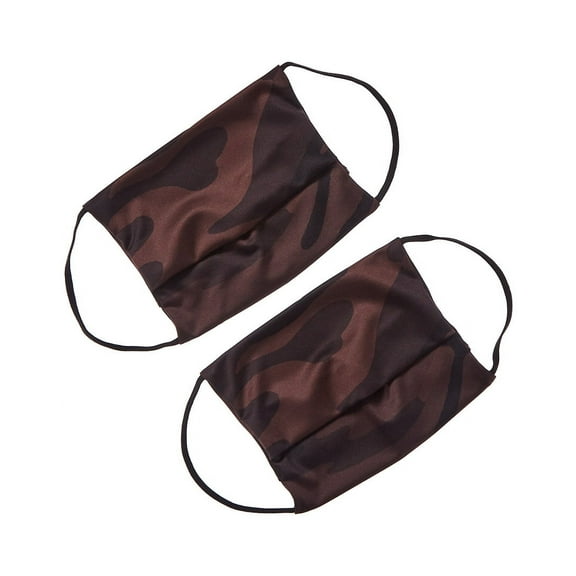 American Mask Project Set of 2 Cloth Face Mask, O/S, Brown
