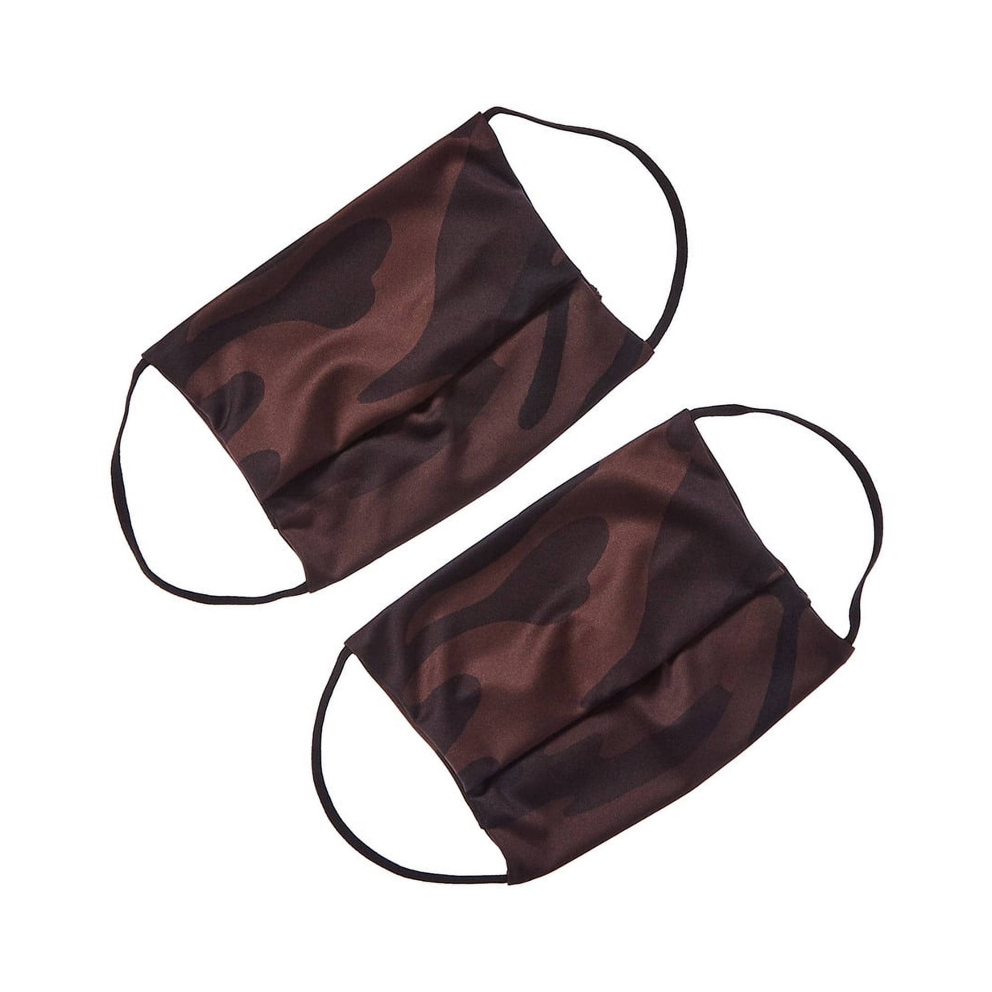 AMP womens American Mask Project Set of 2 Cloth Face Mask, O/S, Brown