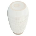 thumbnail image 2 of Sagebrook Home Ceramic 12"h Carved Vase, Beige, 2 of 4