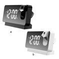 thumbnail image 4 of Reloj despertador de proyección Advancent con termómetro extraíble portátil alimentado por USB color negro, 4 of 6