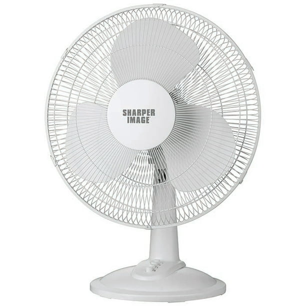 Sharper Image 12" Oscillating Table Top Fan