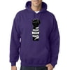 Trendy USA 1087 - Adult Hoodie Fist Pump Arm Band Black Lives Matter Human Rights Sweatshirt Medium Purple