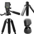 thumbnail image 4 of 60" Inch Pro Series Professional Camera Tripod Goes For All GoPro HERO Cameras, DLSR Digital Cameras and Camcorders + eCostConnection Microfiber Cloth, 4 of 5