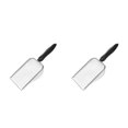 thumbnail image 3 of 2pcs cat litter scoop stainless steel cat metal scooper deep shovel beach mesh shovel long handle poop sifting kitten pooper lifter pet litter silver, 3 of 6