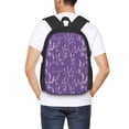 thumbnail image 4 of Balery Lavender Flowers Mochila para hombre y mujer - Tela Oxford 600D resistente - Gran capacidad, resistente al agua, ideal para la escuela, viajes y senderismo, 4 of 6
