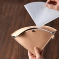 thumbnail image 4 of Travel Coffee Filter Paper Case Faux Leather Hand Brewed Coffee Paper Holder Organizer Protector Sleeve Cover, 4 of 8