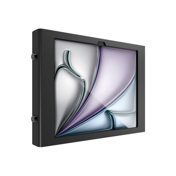 Compulocks iPad Air M2 13" (2024), Apex Secured Enclosure Wall Mount - Enclosure - for tablet - glass mount, space - lockable - high-grade aluminum - black - screen size: 13" - mounting interface: 100 x 100 mm - wall-mountable - for Apple 13-inch iPad Air (M2)