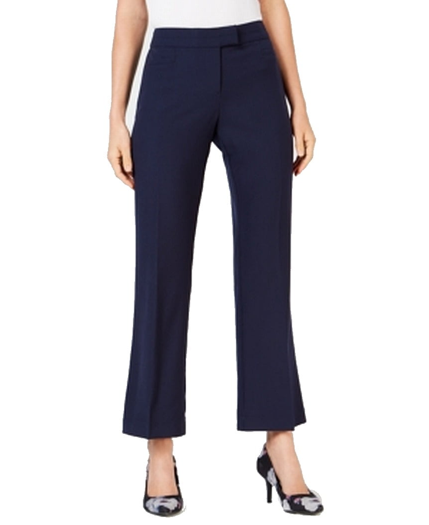 JM Collection Womens Pants Navy Petite Curvy Fit Stretch 10P