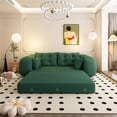 thumbnail image 4 of Jopath 3-In-1 Teddy Fabric Foam-Filled Sleeper Sofa Bed Human Dog Bed, Lazy Sofa Couch, 78.7" Multi-Functional Foldable Sofa Bed For Living Room,Guest Bed,Playroom, 4 of 10