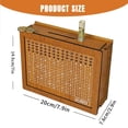 thumbnail image 2 of Piggy Bank Wooden Money Box Money Saving Box with Money Target and Numbers for Kids & Adults 8*3*7in (10000), 2 of 8