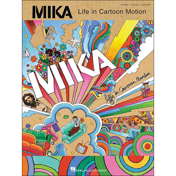 Hal Leonard Mika Life In Cartoon Motion Arranged For Piano Vocal And Guitar P V G Walmart Com Walmart Com