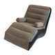 thumbnail image 1 of Sofá plegable perezoso, sofá inflable en forma de S, asiento suave duradero, tumbona para juegos, cama, interior, exterior, jardín, para el Marrón Macarena Sofá inflable, 1 of 8