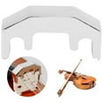 thumbnail image 1 of Violin  Aluminum Violin  Violin Mute  Alloy Portable Ultra Mute String Auxiliary Instrument For 1/2 3/4 4/4 Violin String Accessories For Beginners, 1 of 8
