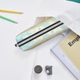 thumbnail image 6 of Cauagu Sunflower Field Bliss Print Leather Pencil Pen Case - Stationery Bag Portable Stationery Bag Big Capacity Pencil Pouch Cosmetic Organizer Bag for Men & Women, 6 of 7