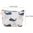 thumbnail image 3 of Canvas Zipper Pouch 3"X 4" Small Mini Storage Bag Small Moneys Bag Purse Purse Zipper Change Purse Multipurpose Water Resistant Storage Pouches(Hedgehogs) Clearence, 3 of 4