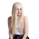 thumbnail image 3 of Cabello liso hasta los hombros para damas de harajuku light blo blanco, 3 of 5