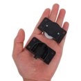 thumbnail image 3 of CRAFTHROU 1 Set Of Cabinet Sliding Wheels For Modern Elegance Sliding Door Roller In Black Plastic, 3 of 8