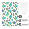 thumbnail image 2 of 2 Pcs Pioneer Flower Floral Print Pattern Kitchen Towels, Funny Microfiber Dish Towel Set, 18" X 26" Tea Towels, 2 of 6