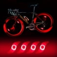thumbnail image 1 of 4 x Lumière de Roue de Vélo LED, Lumière de Roue de Vélo LED Étanche avec 3 Modes Clignotants Lampe de Roue de Vélo pour Adulte et Enfant - Rouge, 1 of 5