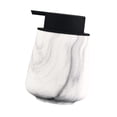 thumbnail image 4 of Dispensador de jabón de cerámica, dispensador de loción reutilizable para baños de hotel. Negro blanco, 4 of 9