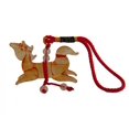 thumbnail image 2 of Charme Cheval en Verre Orange, 2 of 2
