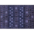 thumbnail image 1 of Ahgly Company Indoor Rectangle Abstract Blue Modern Area Rugs, 8' x 12', 1 of 4