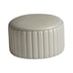 thumbnail image 4 of Taburete otomano redondo Reposapiés redondo Taburete estable Taburete decorativo Taburete bajo gris, 4 of 9